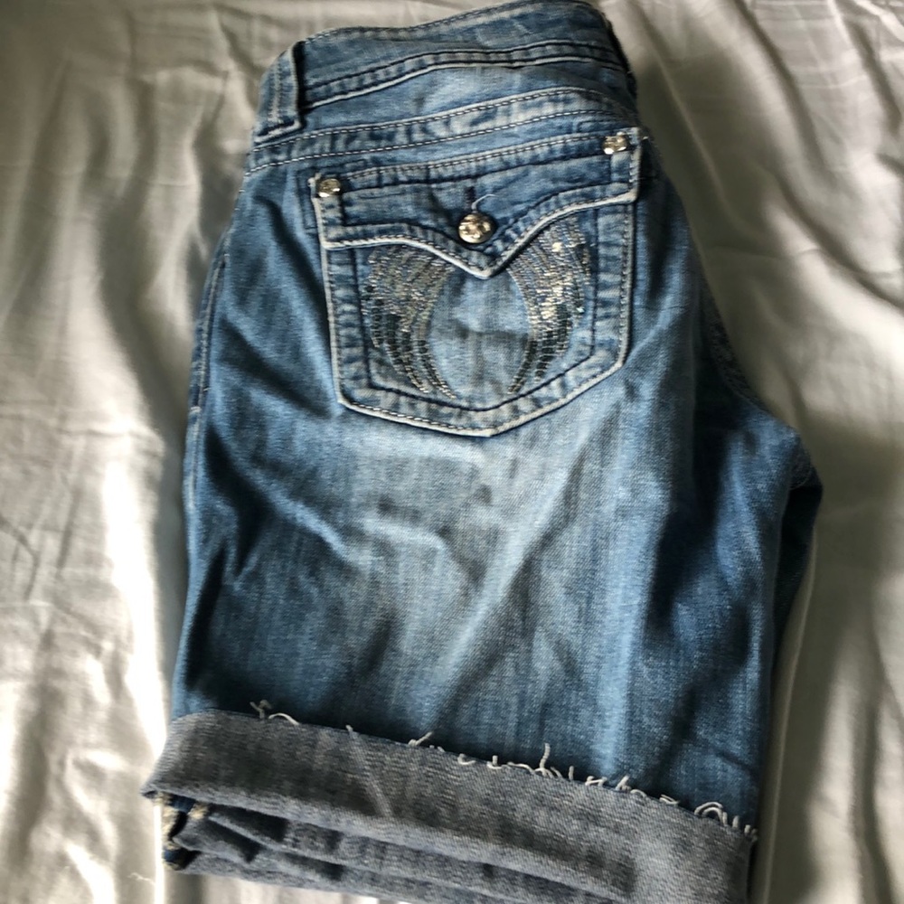 Miss me cute out shorts